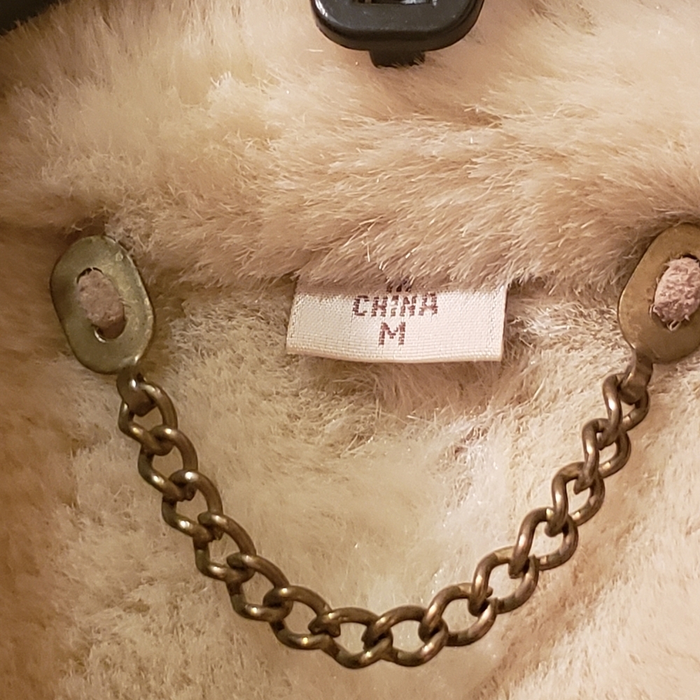 Synergy Ventage Suede Jacket with Faux Fur Lining - Picture 7 of 11